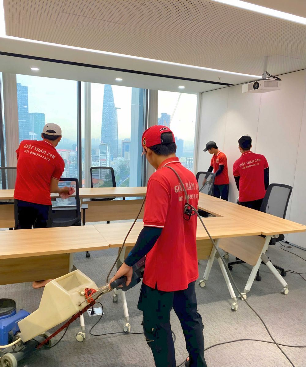 dịch vụ vệ sinh thảm trải sàn tại nhà