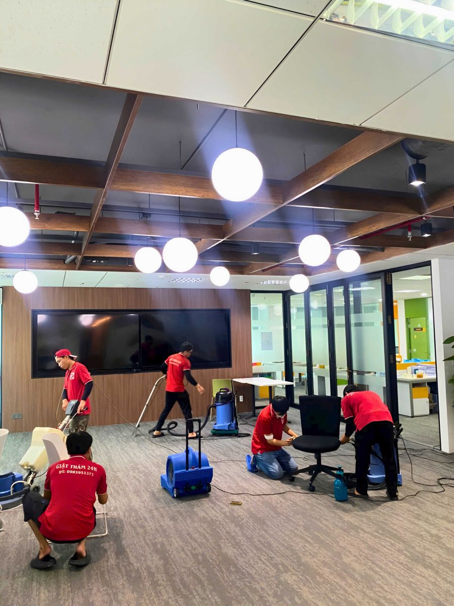 dịch vụ vệ sinh thảm trải sàn tại nhà